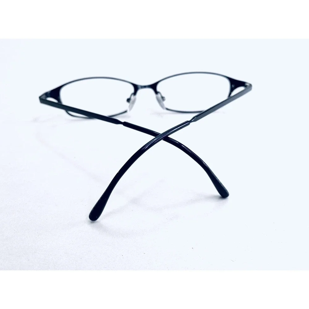 Kate Spade NY Black Metal Retro Cat Eye Eyeglasses Italy 50 15 135